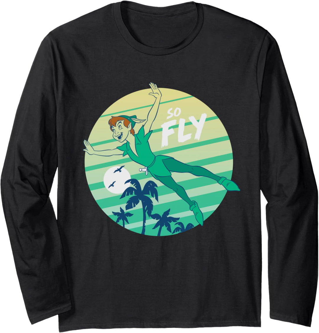 Disney Peter Pan So Fly Retro Stripes Langarmshirt