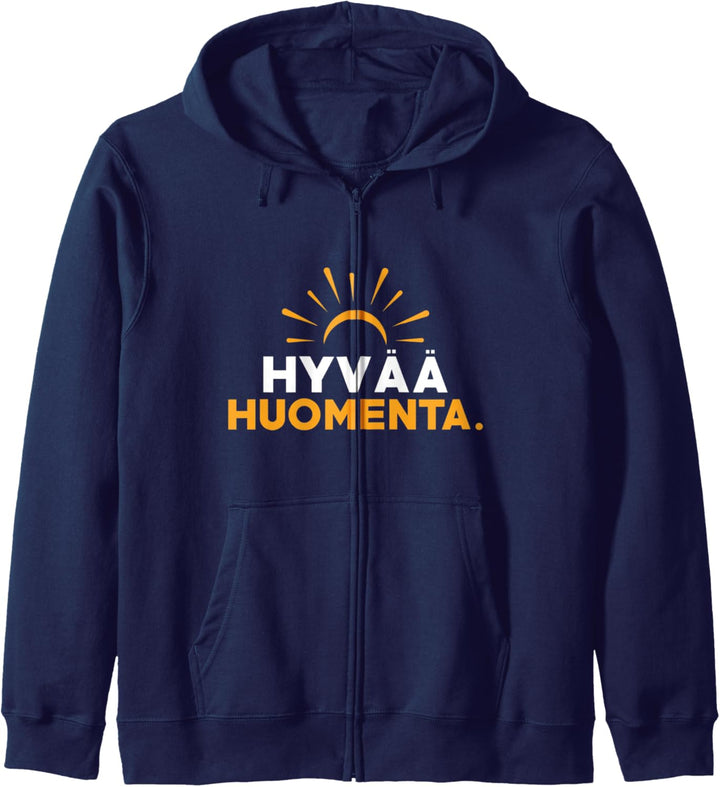 Finnland Finnisch Spruch Guten Morgen Finnisch Kapuzenjacke