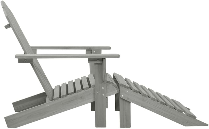 vidaXL Holz Gartensessel mit Fussstütze Deckchair Gartenstuhl Gartenliege Sonnenliege Sonnenliege Li