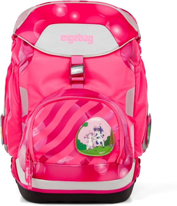 ergobag Pack Set ergonomischer Schulrucksack flexibel 6-teilig Set 1. Klasse Grundschule für Mädchen