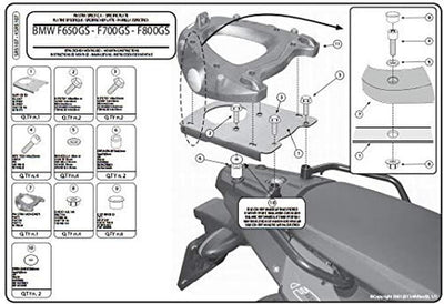 Givi SR5107 Topcase Träger Monokey