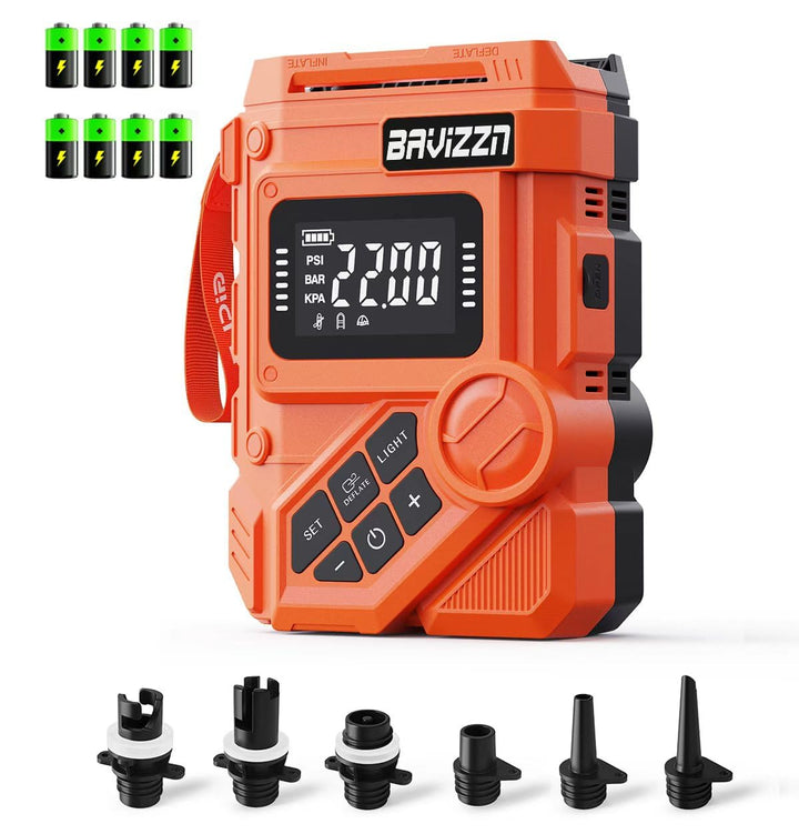 22PSI Akku Sup Elektrische Pumpe 12V Sup Pumpe Elektrisch Mit Akku | 59.2WH 45W Typ-C-Anschluss Infl