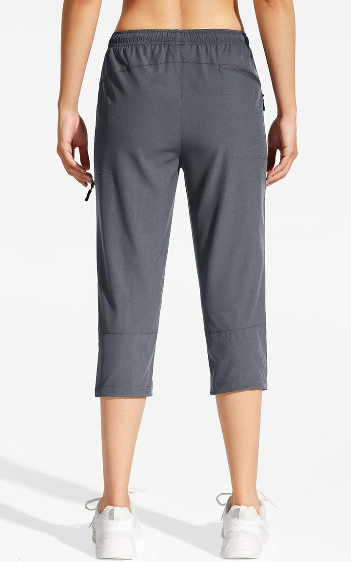 MOCOLY Damen Wanderhose Cargohose Wasserdicht Elastische Outdoorhose Cargo Jogginghose Trekkinghose