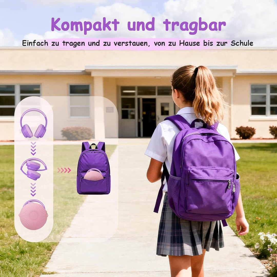 TONOSHARK Bluetooth Kopfhörer Kinder | Noise Cancelling Kinder Kopfhörer | Over-Ear Kinderkopfhörer