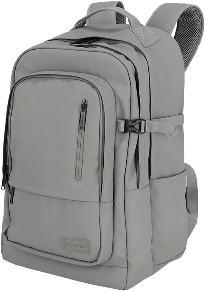 Travelite Rucksack aus wasserabweisendem Material, gepolstertes Laptop Fach 15,6 Zoll, BASICS Tagesr