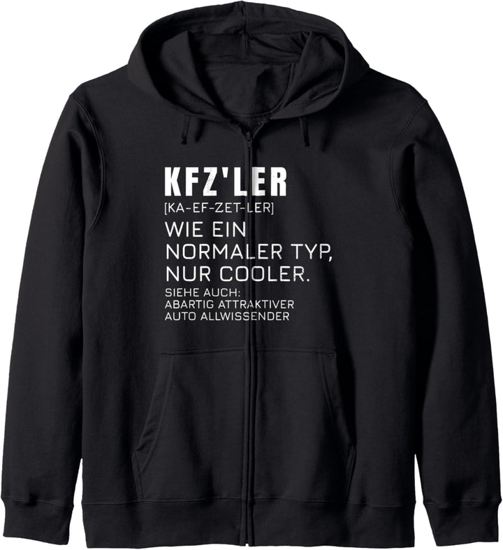 KFZ'ler Auto Mechatroniker Auto Mechaniker Spruch Kapuzenjacke