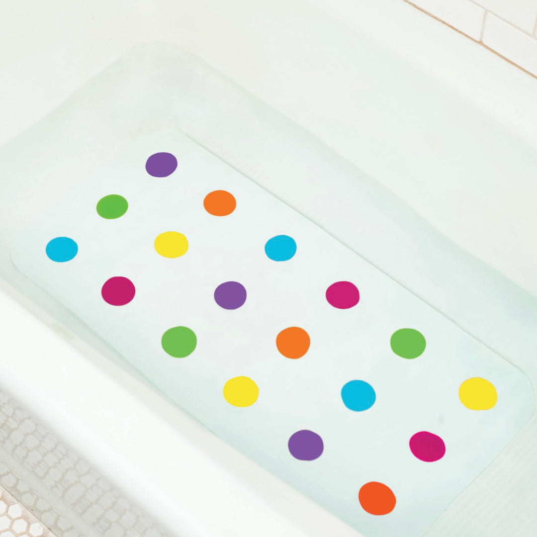 Munchkin Rutschfeste Baby-Badewannenmatte, Anti-Rutsch-Badewanneneinlage mit bunten Luftblasen, sorg