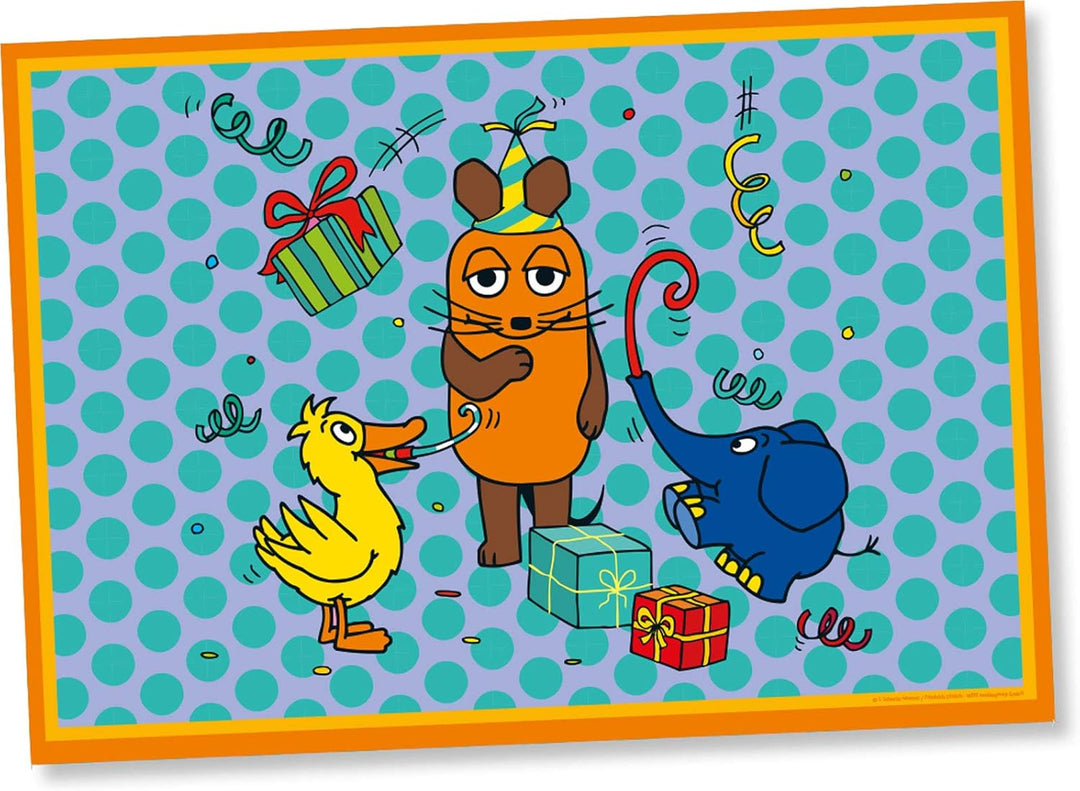 104-tlg Party-Set * DIE SENDUNG MIT DER MAUS * für Kindergeburtstag mit Teller + Becher + Servietten