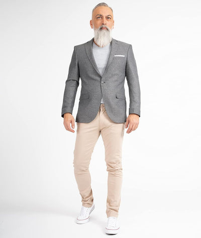 Indumentum Herren Sakko Blazer IJS-100 S Hellbraun, S Hellbraun