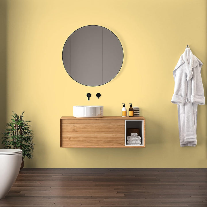 derendo Fühl Dich Wohl Deine Farbe gelb, matte Wandfarbe gelb, hohe Deckkraft, verschiedene Gelbtöne