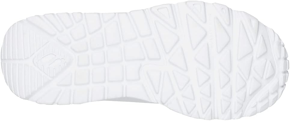 Skechers Mädchen Uno Lite Lovely Luv Sneaker 37 EU White Synthetic Red Pink Trim, 37 EU White Synthe