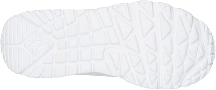 Skechers Mädchen Uno Lite Lovely Luv Sneaker 37 EU White Synthetic Red Pink Trim, 37 EU White Synthe