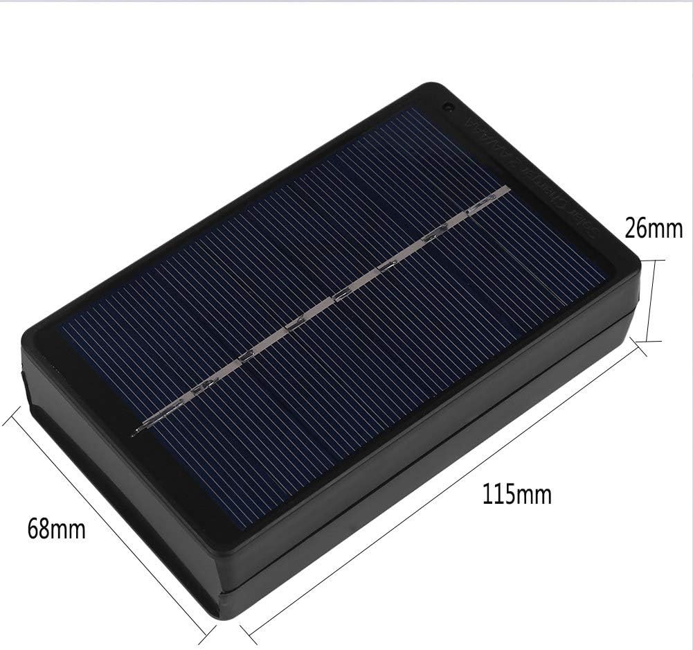 Solarbatterieladegerät, Tragbares Solarladegerät Batterie-Solarladegerät 1W 4V Solar Panel Box Solar