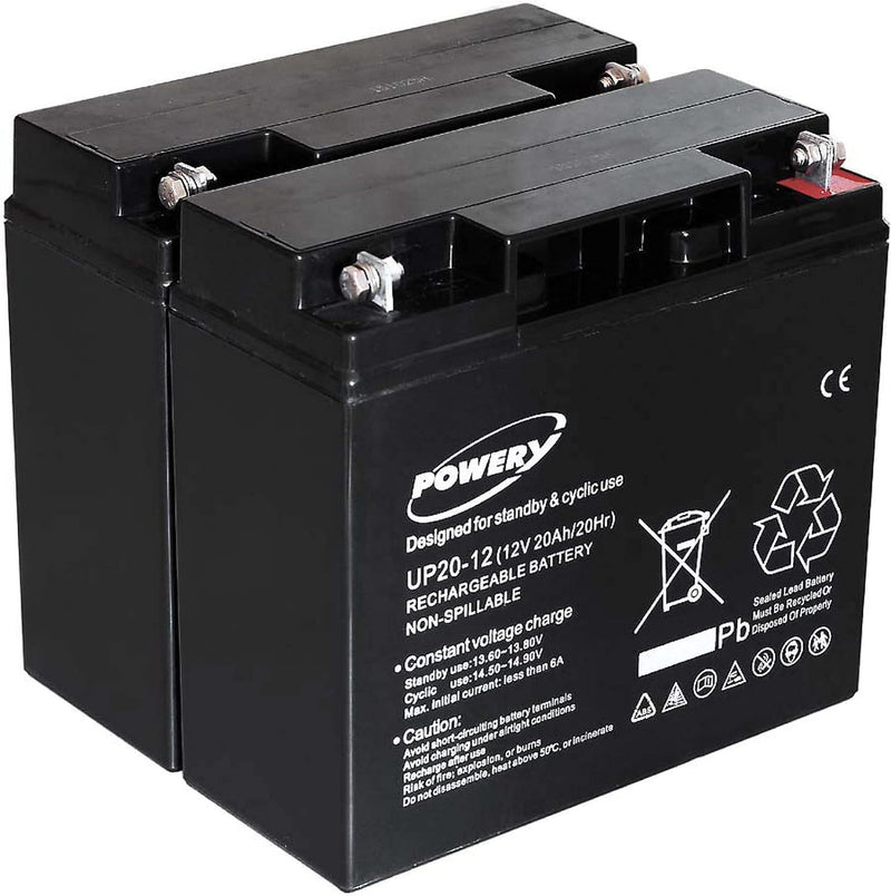 akku-net Blei-Gel Akku für USV APC Smart-UPS 1500 20Ah (ersetzt auch 18Ah), 12V, Lead-Acid