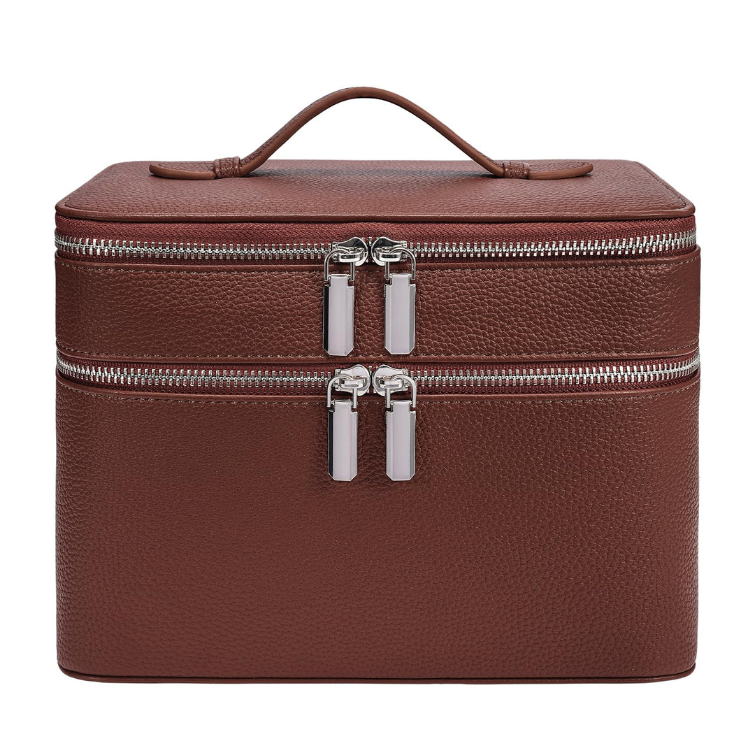 Kosmetiktasche,Kulturtasche Damen,Make up Tasche Mit Grossem Fassungsvermögen und Zwei Ebenen,Reise-