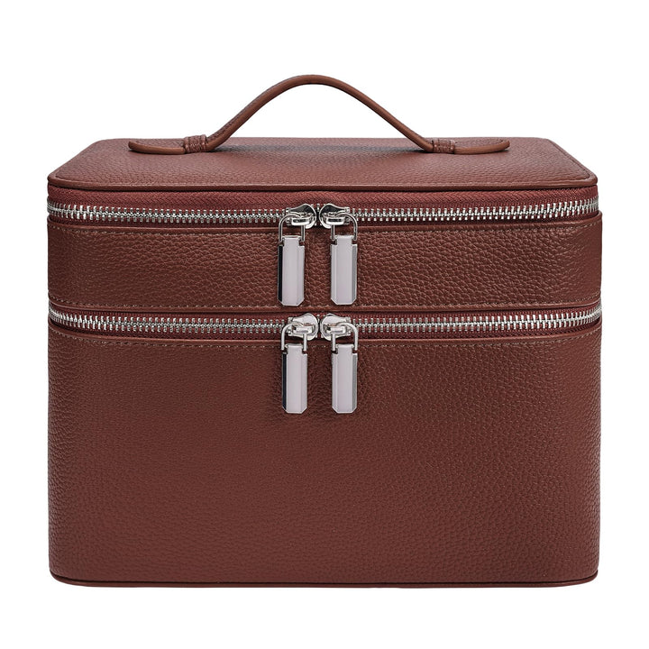 Kosmetiktasche,Kulturtasche Damen,Make up Tasche Mit Grossem Fassungsvermögen und Zwei Ebenen,Reise-