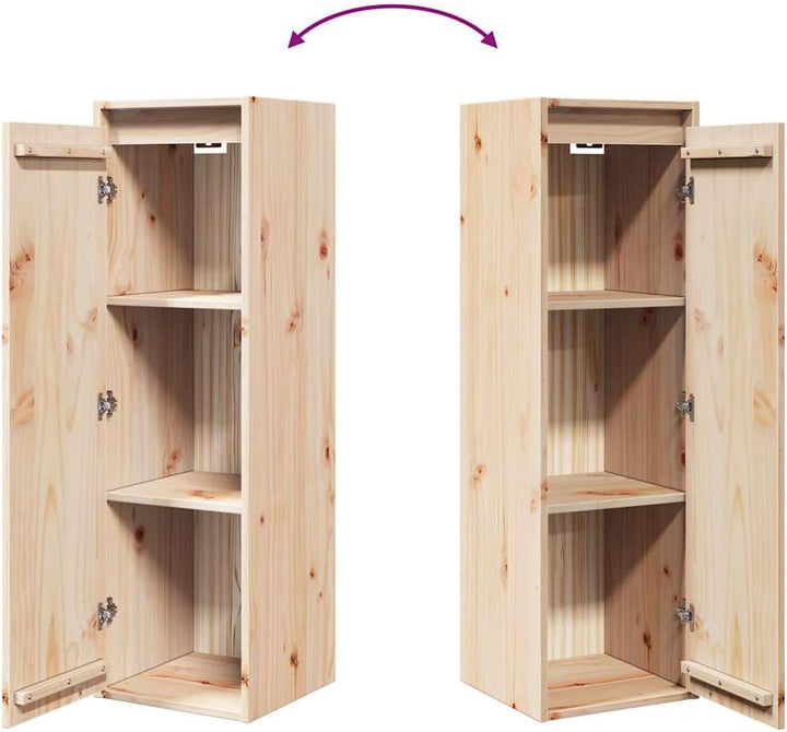 vidaXL Massivholz Kiefer Wandschrank Hängeschrank TV Schrank Fernsehschrank Lowboard Fernsehtisch Re