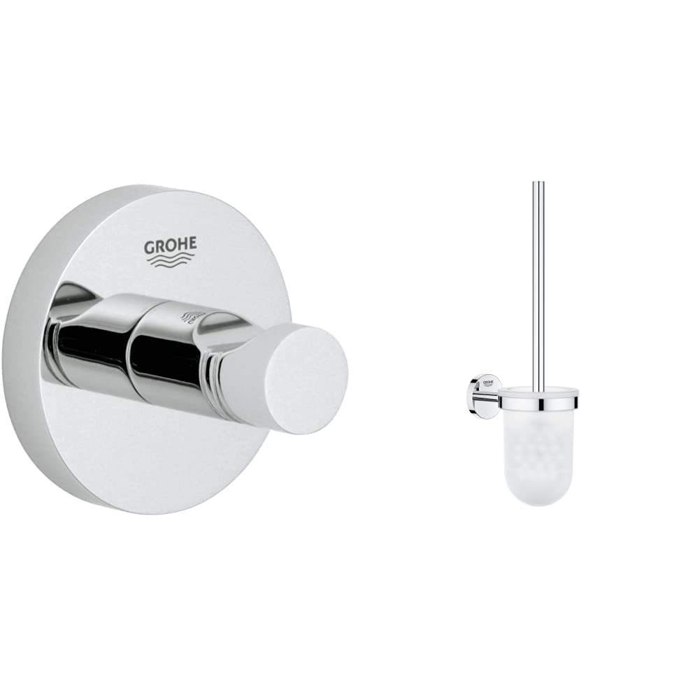 GROHE Bau Cosmopolitan| Badaccessoires - Toilettenbürstengarnitur | 40463001 &amp; Essentials Badaccesso