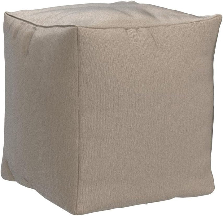 Green Bean© Sitzsack-Hocker 40x40x40cm mit EPS-Perlen Füllung - Fusshocker Fusskissen Sitz-Pouf für