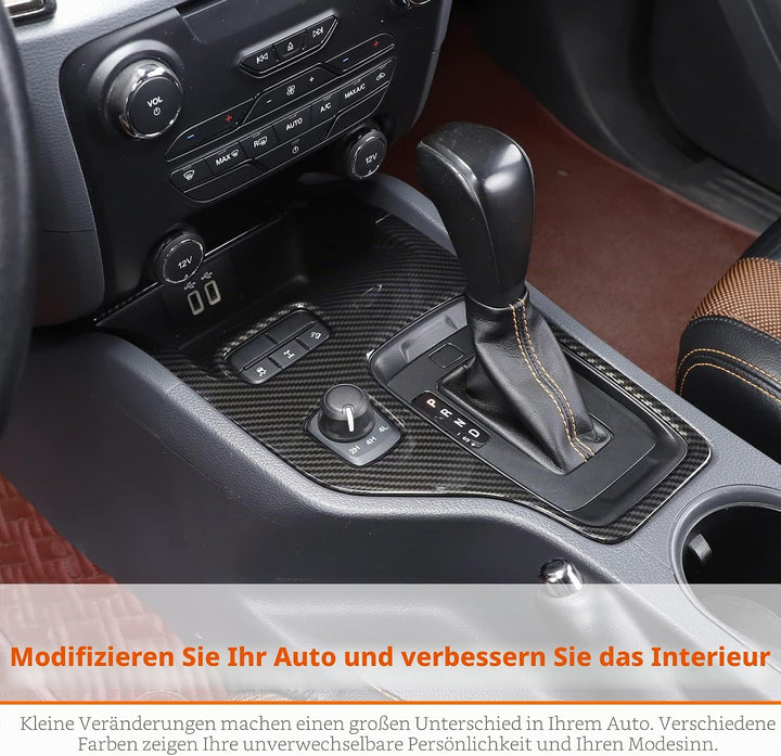 DIYUCAR ABS Kunststoff Auto Innenraum Mittelkonsole Schalttafel Abdeckung Verkleidung für Ford Range