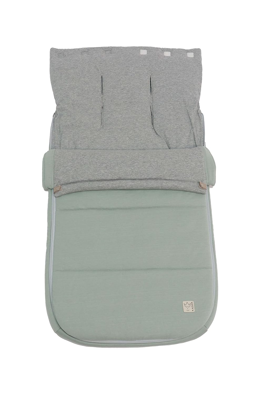 KAISER 65785556 TIFFY JERSEY Sommer Fusssack, Perfekt für warme Tage geeignet, 6-36 Monate, Fb. slit
