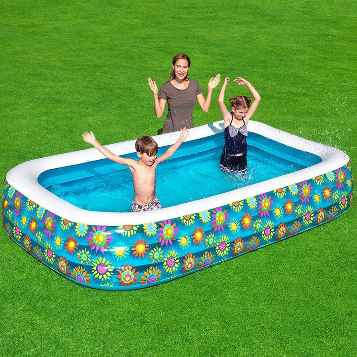 Bestway 54121B-03 - Fill 'N Fun Fixbecken Dinosaurous, 244 x 46 cm