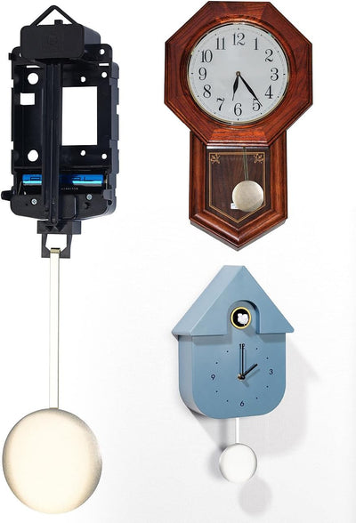 St. Leonhard Pendel für Uhr: Pendel-Antriebsmodul für Uhrwerke, mit Metallpendel 4er-Set (Pendelantr