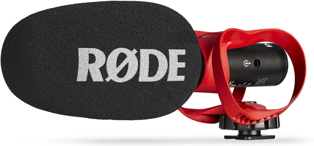 Rode Videomic Go II Helix Kamera/USB-Richtmikrofon mit WS12 Windschutz und keepdrum Tuch Videomic Go