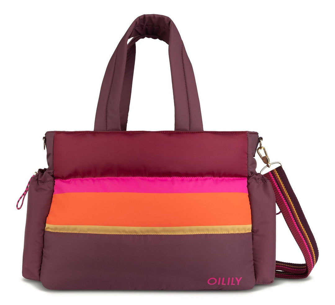 Oilily Bobo Baby Bag Colour Block Decadent Chocolate
