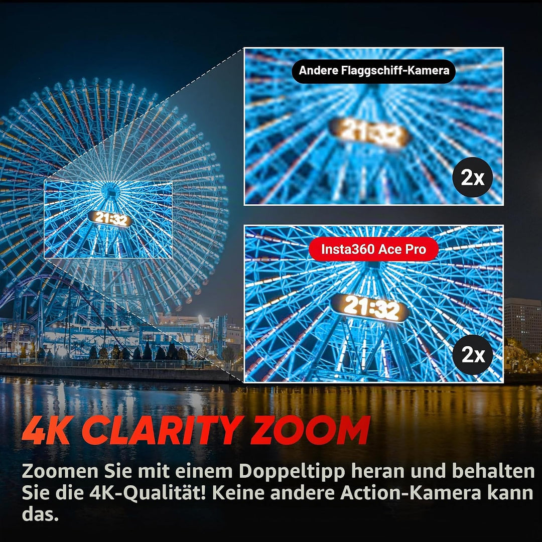 Insta360 Ace Pro Creator-Kit - wasserdichte Action-Kamera, zusammen mit Leica entwickelt, 1/1,3"-Sen