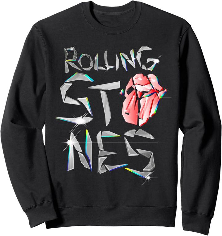 Offizielles The Rolling Stones Glas-Logo Sweatshirt