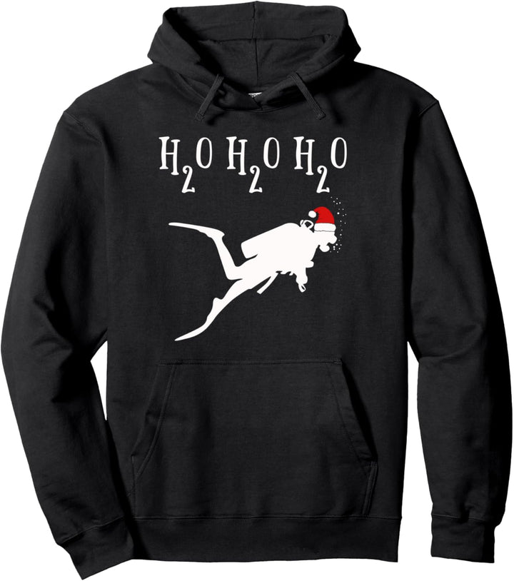 Lustiges Tauchen H2O H2O H2O Wortspiel Geschenk Pullover Hoodie