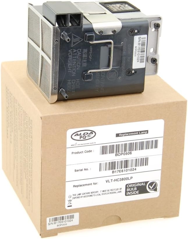 Alda PQ Professionell, Beamerlampe kompatibel mit VLT-HC3800LP für Mitsubishi HC3200, HC3800, HC3900