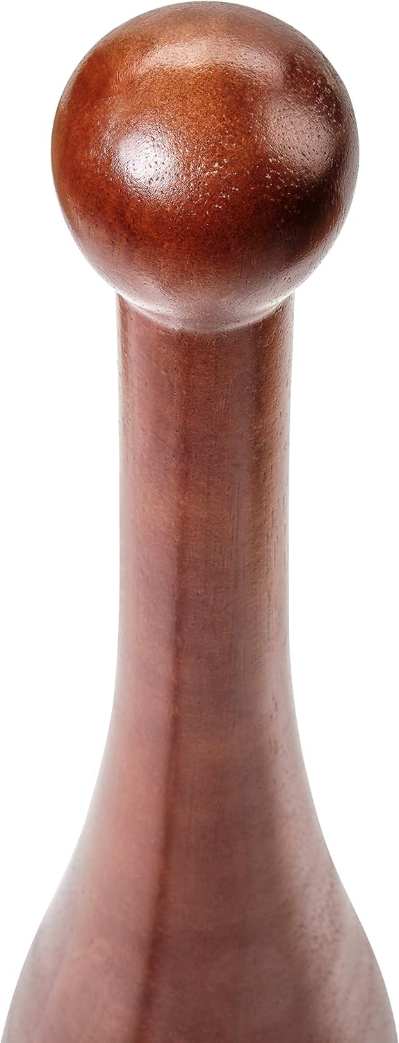 Bad Company Wooden Indian Club Bell I Schwungkeule aus gepresstem Holz inkl. Versieglung I 1-5 kg A