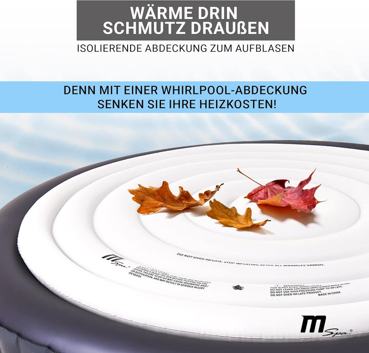 Miweba MSpa aufblasbare Abdeckung B9300299/B0301970 für Whirlpools Rund - 6 Personen - Delight - Pre