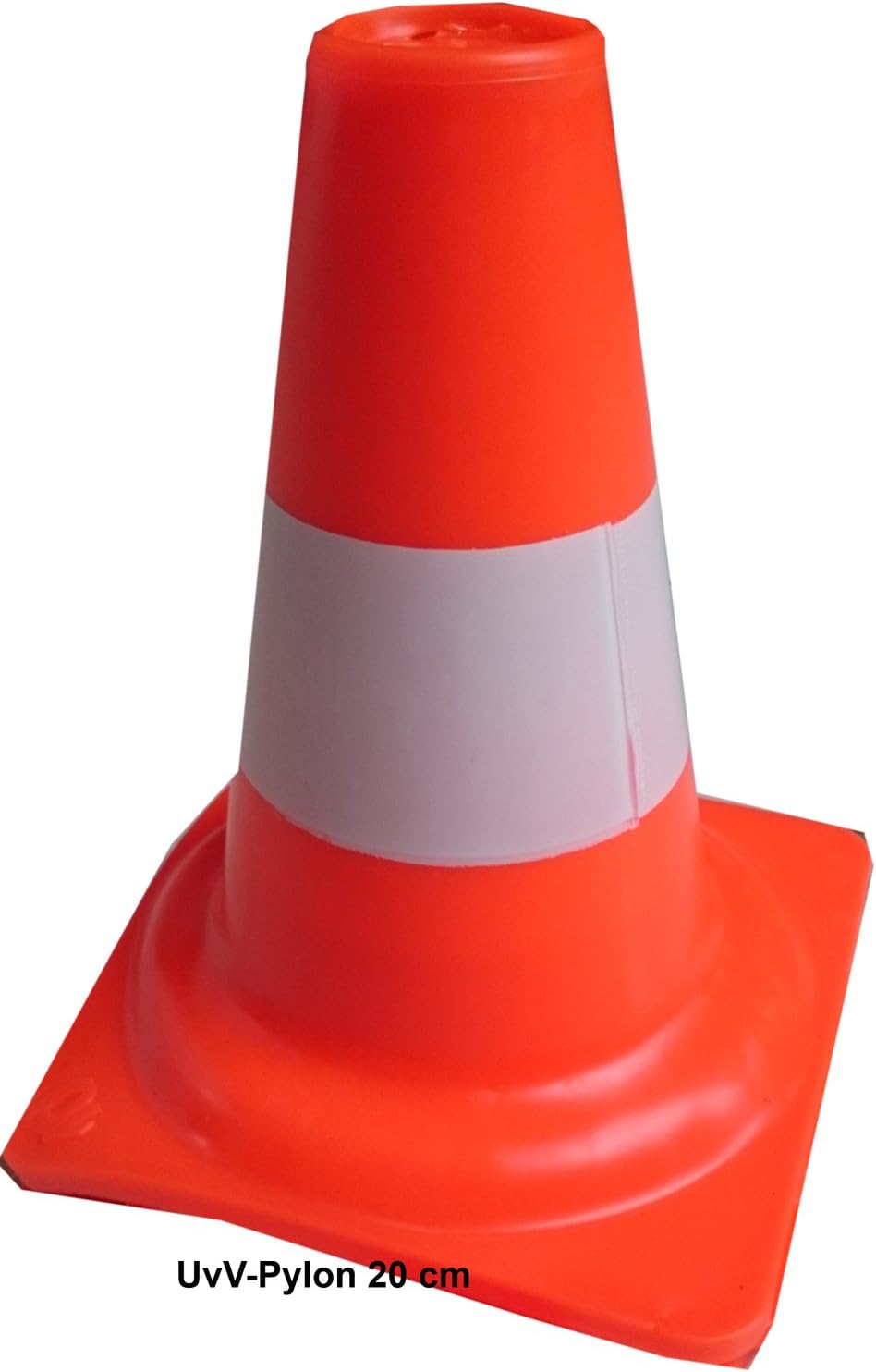 Pylon 4 Stück Set zur Markierung für Slalom, Tore, Haushalt oder Spiel in 20 oder 30 cm Höhe aus wei