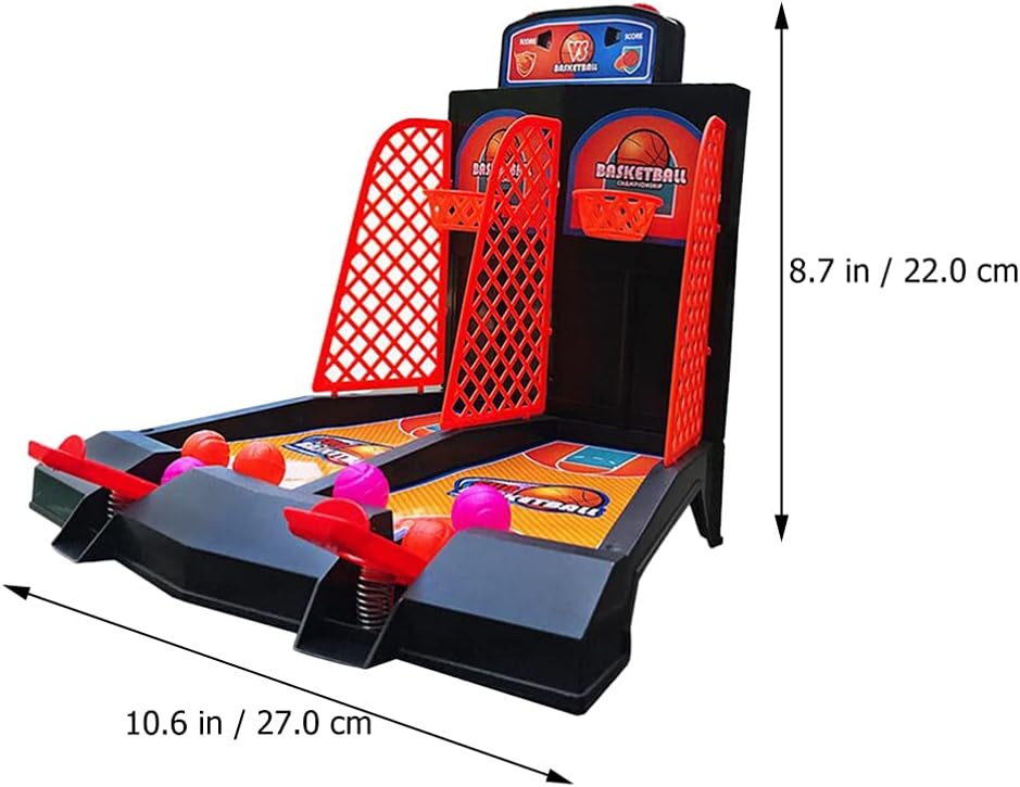 Mini-Basketballspiel, Desktop-Basketball-Spiel-Set, ein oder zwei Spieler, Finger-Basketball-Schiess