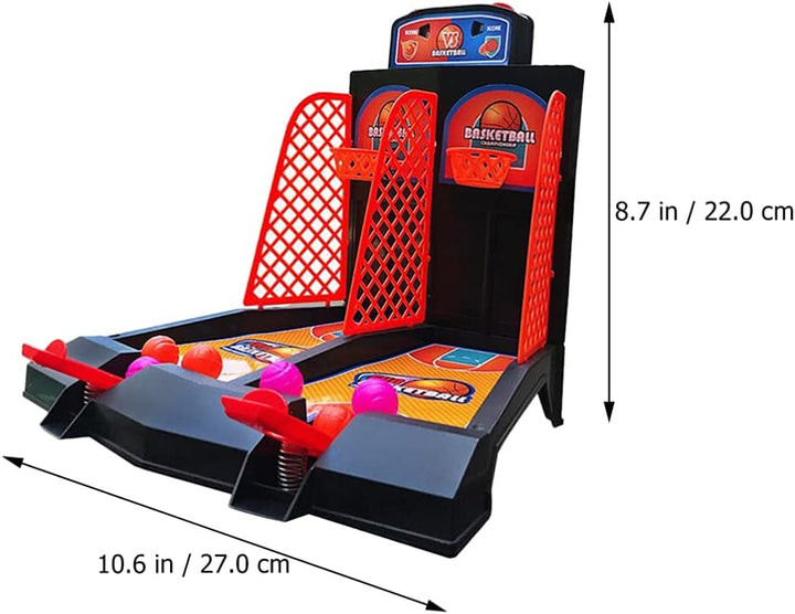 Mini-Basketballspiel, Desktop-Basketball-Spiel-Set, ein oder zwei Spieler, Finger-Basketball-Schiess