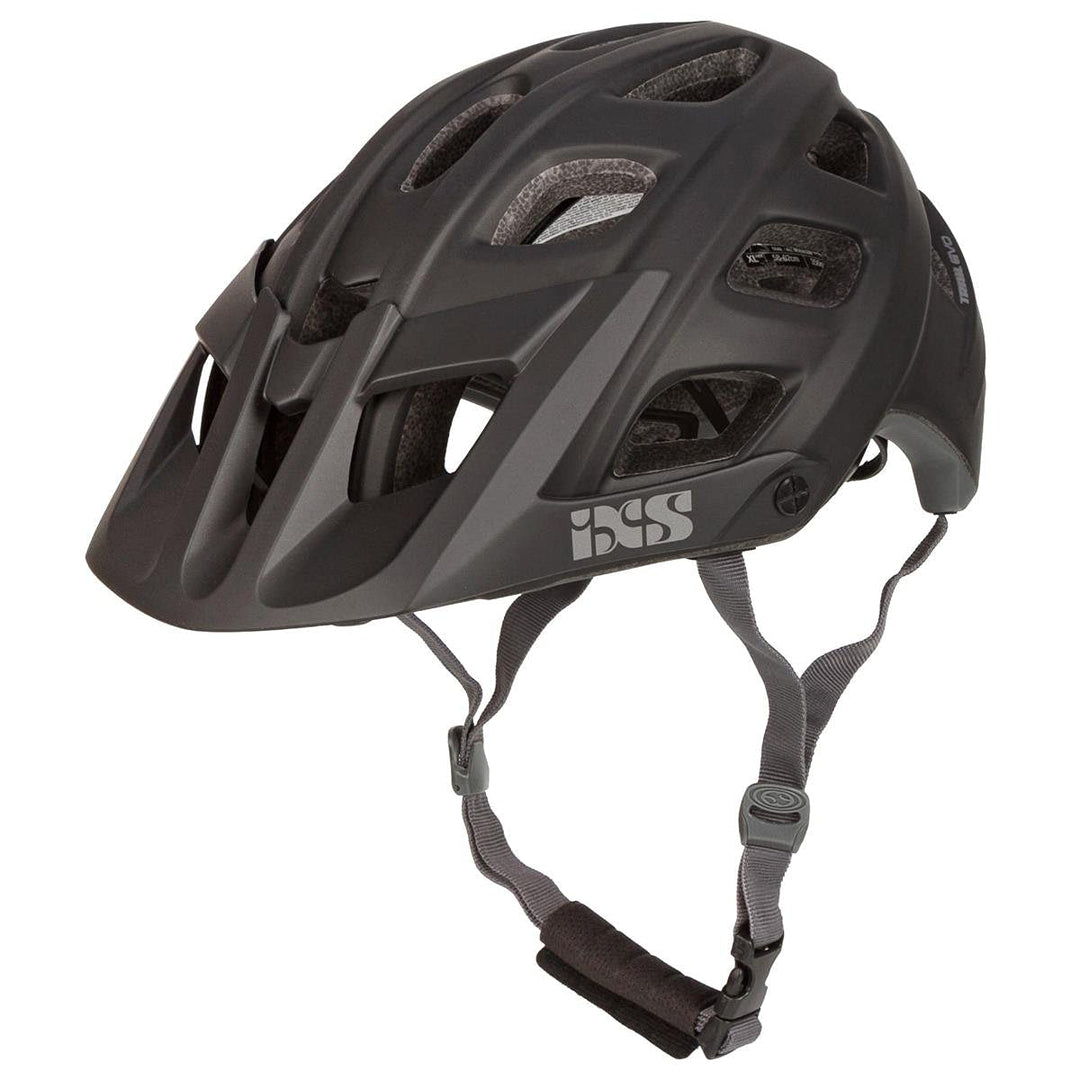 IXS Enduro MTB-Helm Trail EVO Grape Schwarz SM (54-58cm), Schwarz SM (54-58cm)