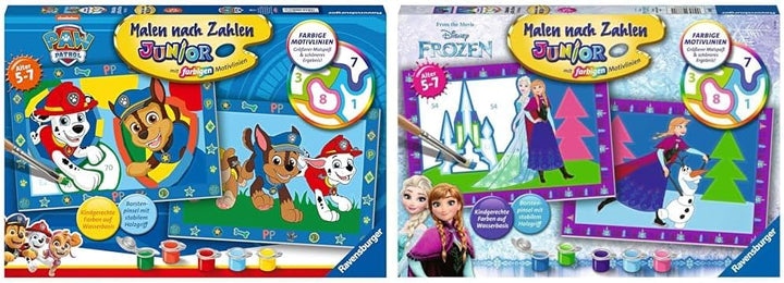 Ravensburger Malen nach Zahlen 20286 - Paw Patrol - Kinder 5-7 Jahre, Paw Patrol Spielzeug für 1 Spi