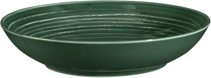 Seltmann Weiden Terra Suppenteller, 21 cm, Tiefer Essteller mit spiralförmigem Relief, Spülmaschinen
