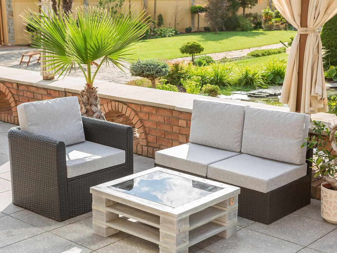 Bjird Gartenkissen Sitzauflage auf Gartenmöbel, Rattan, Gartenpolster Polsterauflagen auf Rataanmöbe