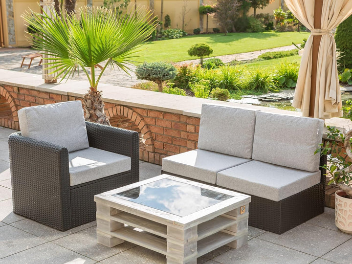 Bjird Gartenkissen Sitzauflage auf Gartenmöbel, Rattan, Gartenpolster Polsterauflagen auf Rataanmöbe