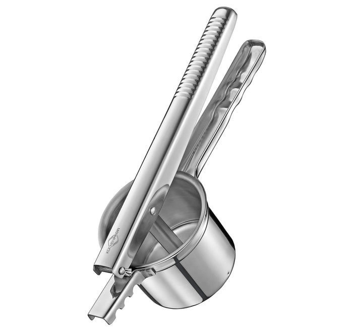 KÜCHENPROFI Kartoffelpresse Trio | Edelstahl rostfrei | Inklusive 3 Lochscheiben | Kartoffelpüree, S