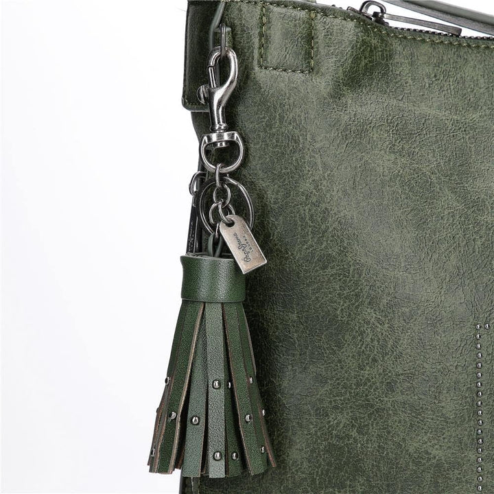 Pepe Jeans Donna Lässiger Rucksack Schwarz Tasche Olive, Tasche Olive