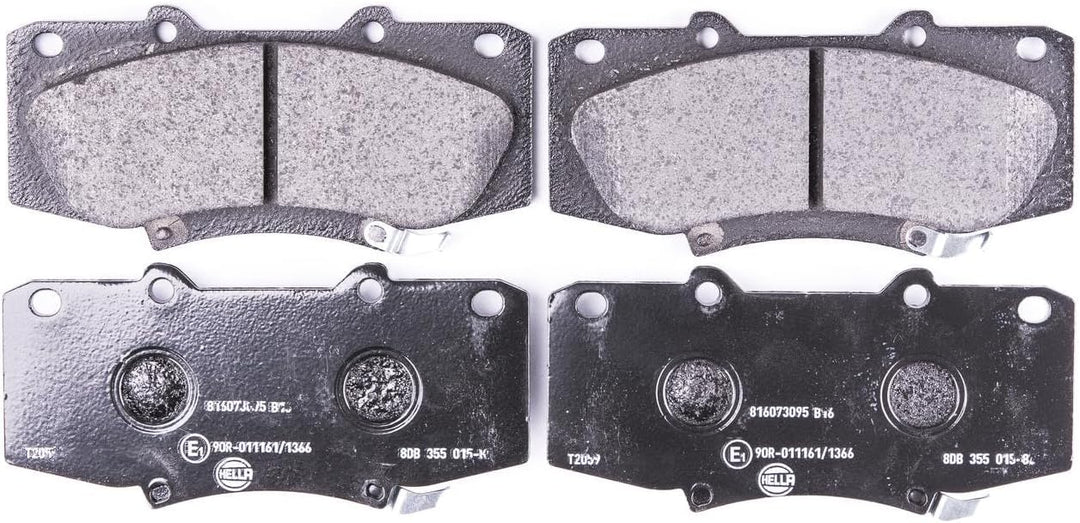 HELLA PAGID 8DB 355 015-821 Bremsbelagsatz - T2059 - Dicke/Stärke: 16.8mm - Bremssystem: Advics - mi