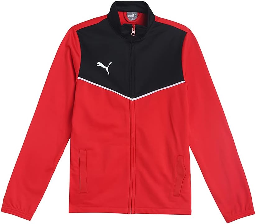 PUMA Jungen Individualrise Jr Trainingsanzug 176 Puma Red-Puma Black, 176 Puma Red-Puma Black