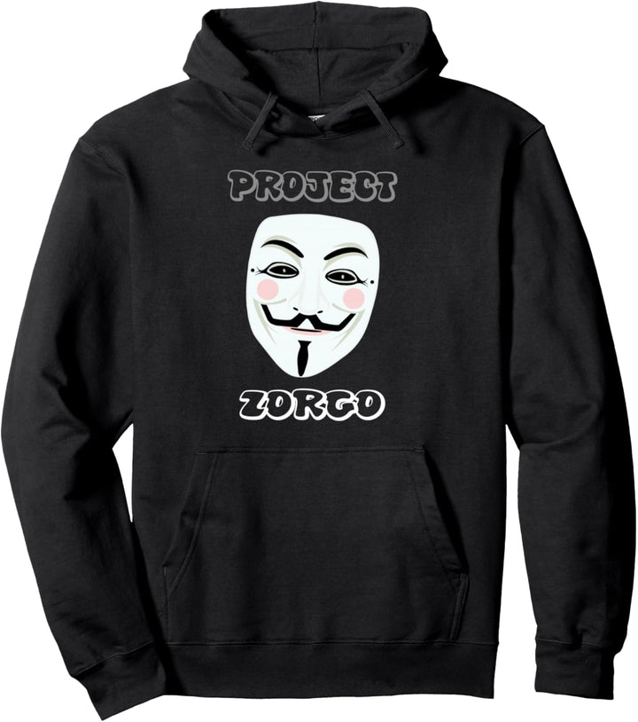 Projekt Zorgo Anonymous Mask Hacker Pullover Hoodie