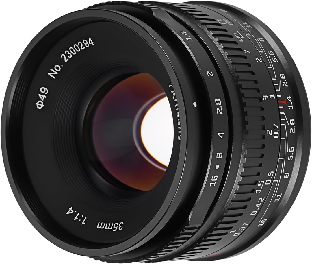 7artisans 35mm F1.4 Mark II APS-C Manueller Fokus Festbrennweite Grosse Blende für Sony E-Mount spie