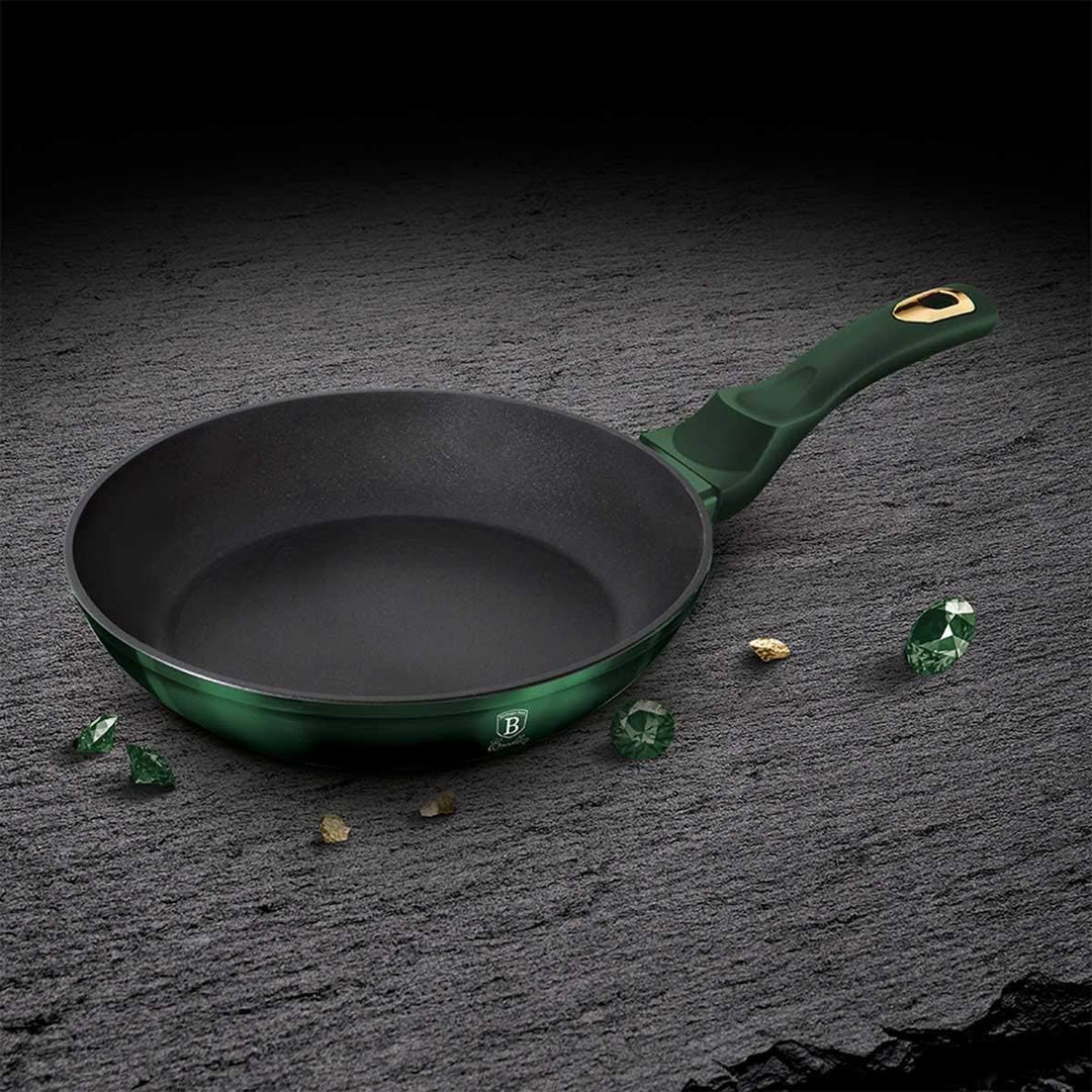 Granit Pfanne Bratpfanne 28cm Induktion Antihaft BERLINGER HAUS Metallic Emerald BH-6048